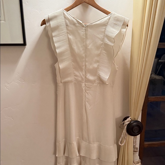 Zimmermann Cream Maxi Dress with Ruffle Details - Picture 5 of 9